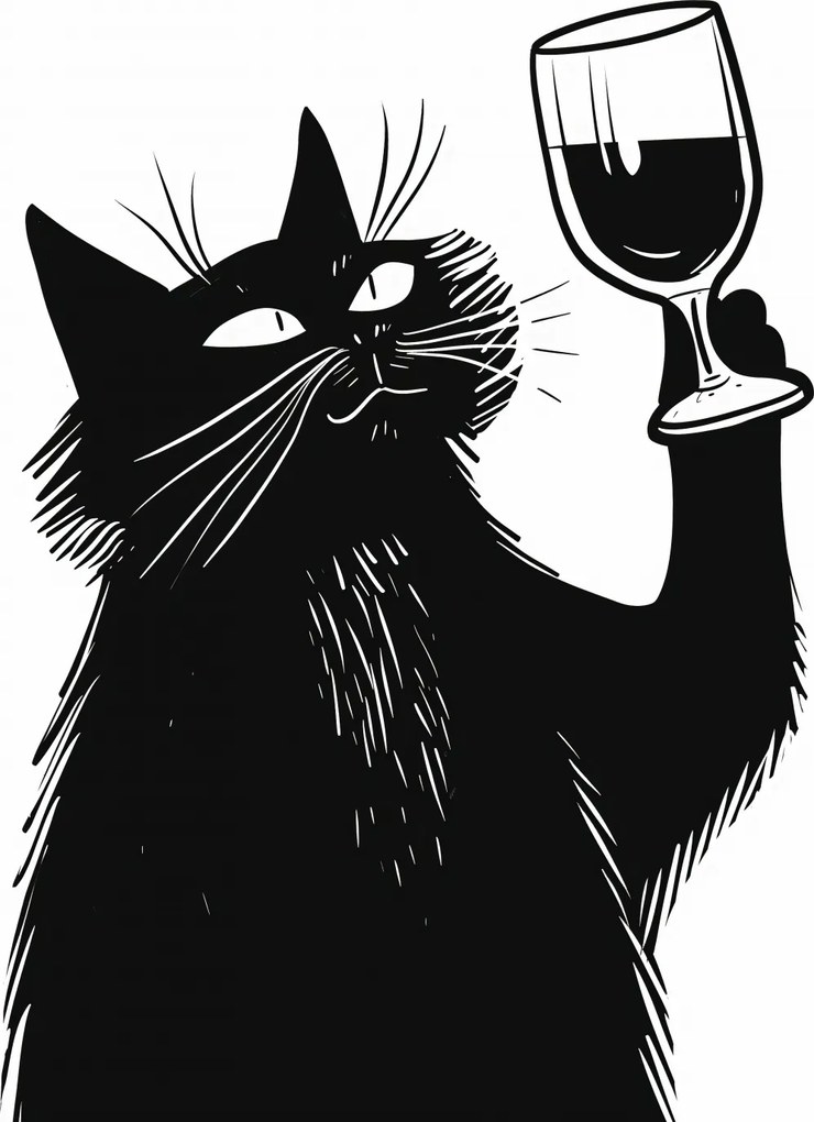 Poszter 29,7x42cm Macskavirtuóz