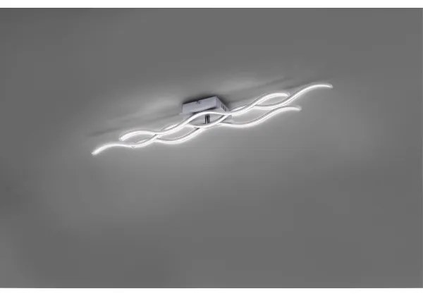 Leuchten Direkt 15166-55 - LED Felületre szerelhető csillár WAWE LED/28W/230V matt króm