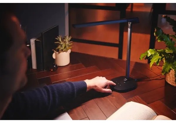 Philips-LED Dimmelhető érintős asztali lámpa SWORD LED/12W/230V 2700/4000/6500K