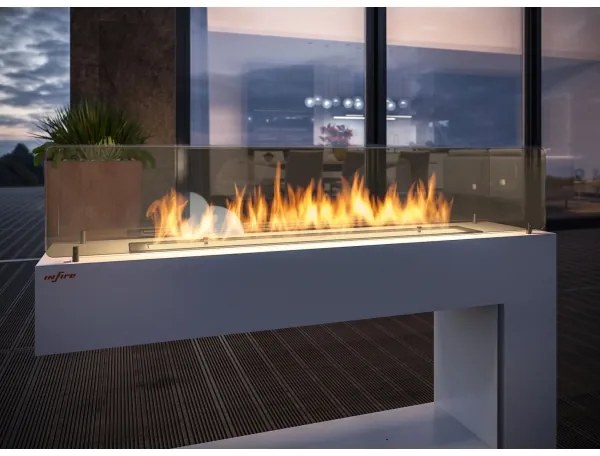 InFire - BIO Kandalló 110x85,5 cm fehér