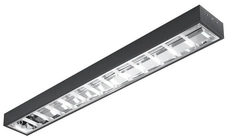 NEDES Fénycsöves lámpa T8 2xG13/18W/230V 120 cm fekete ND3870