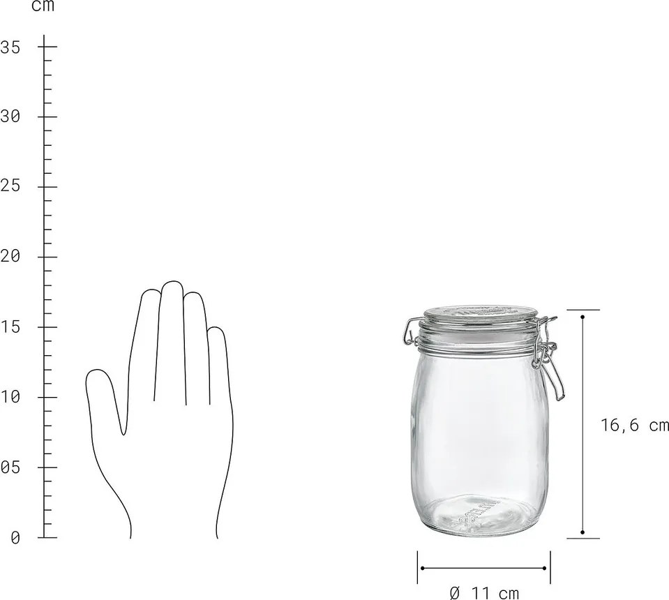 MASON'S csatos üveg 1000ml
