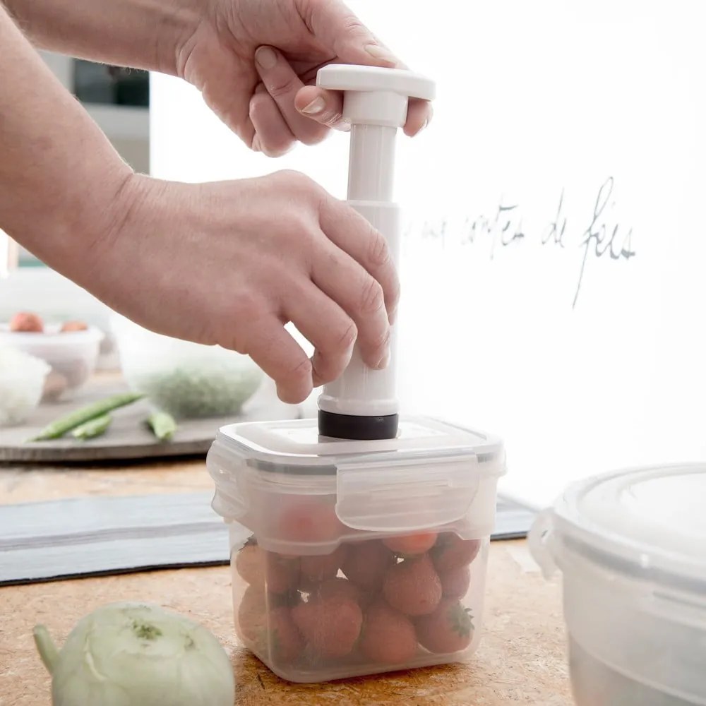 Food Saver 4 db élelmiszer-tároló szett vákuumpumpával - Compactor