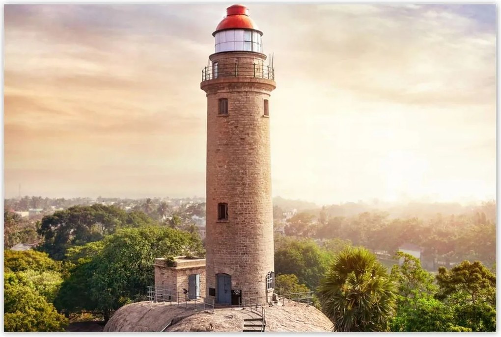 Poszterek 120x80 Mahabalipuram világítótorony