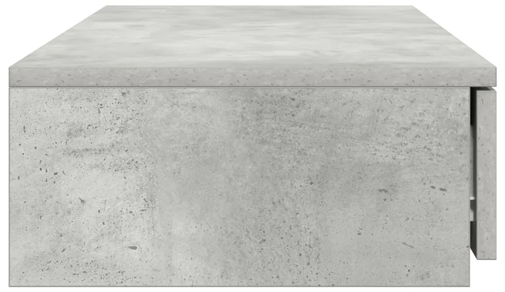 Ágyfiókok fiókkal Beton szürke 80 x 36.5 x 16.5 cm Faanyag