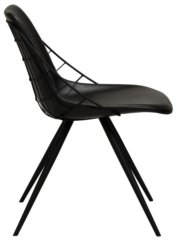 Sway fekete műbőr étkezőszék - DAN-FORM Denmark