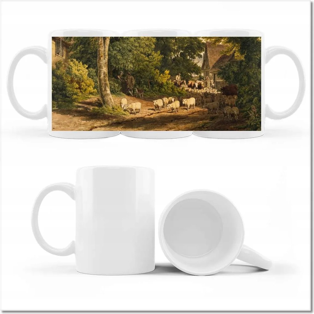 Bárányos fényképes bögre