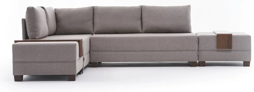 Bézs sarokkanapé (bal oldali) Fly – Balcab Home