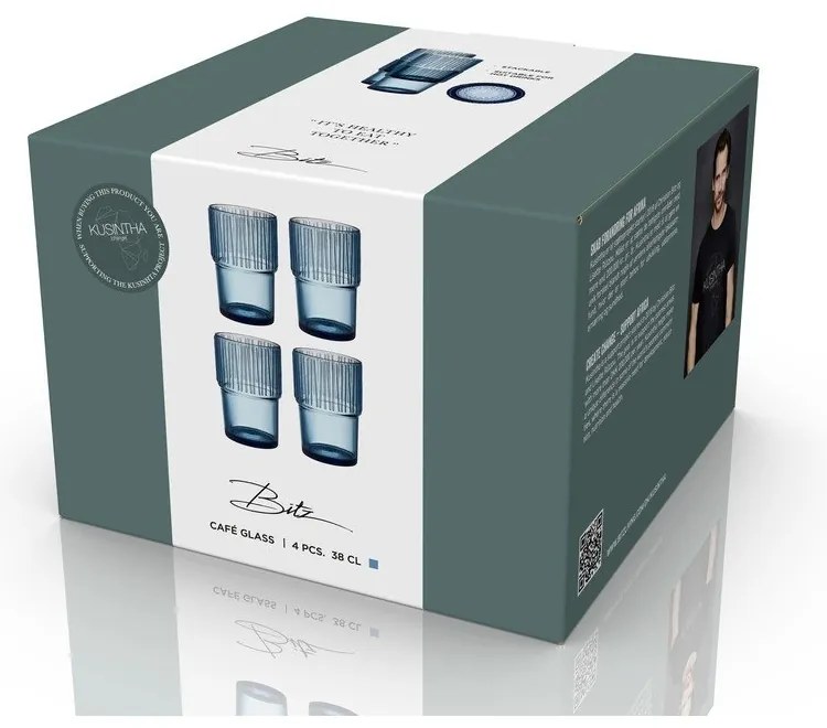 Pohár szett 4 db-os 380 ml Kusintha – Bitz