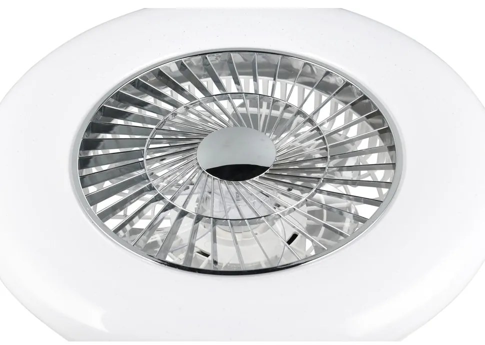 Fehér-ezüstszínű LED mennyezeti lámpa Visby – Trio