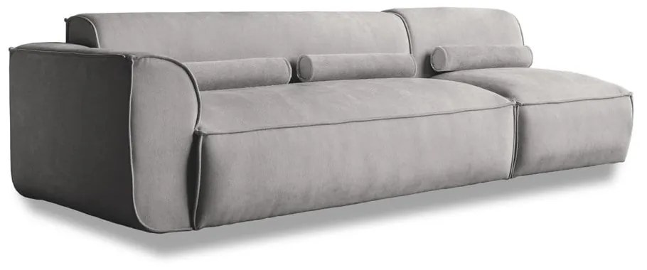 Világosszürke moduláris heverő (bal oldali) Flex Felix – Miuform