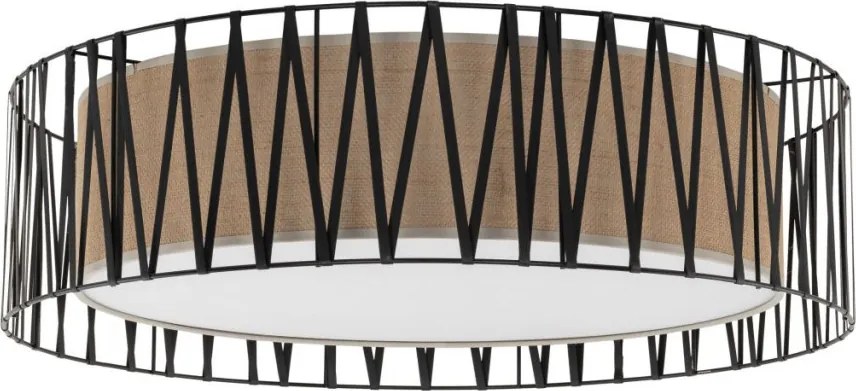 TK LIGHTING 5940 HARMONY Ernyős Mennyezeti Lámpa Bézs, Fehér, Fekete E27 IP20
