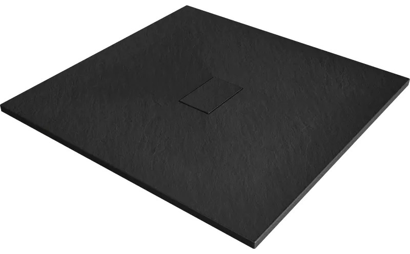 Mexen Hugo négyzet alakú zuhanytálca SMC 100 x 100 cm, Fekete - 42701010