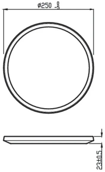 Philips - LED Dimmelhető kültéri lámpa SUPERSLIM LED/15W/230V IP54 fehér