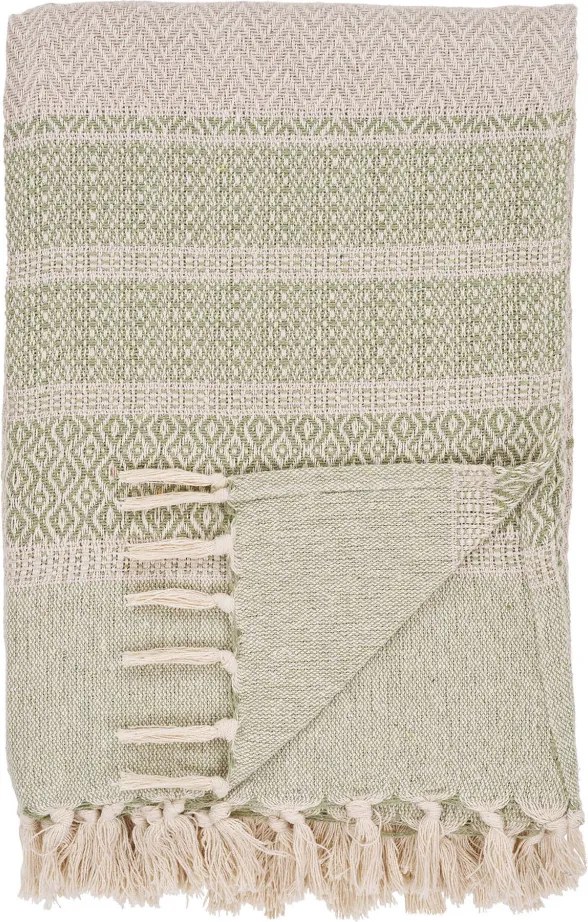 Manisa pléd, 130x180 cm, Zöld