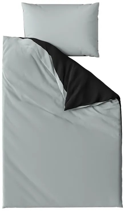 MONOCHROMATIC szürke pamut ágyneműhuzat Ágyneműhuzat mérete: 70 x 90 cm | 140 x 200 cm