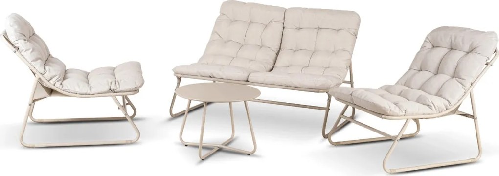 Kerti bútor szett bézs színben – MEGARA