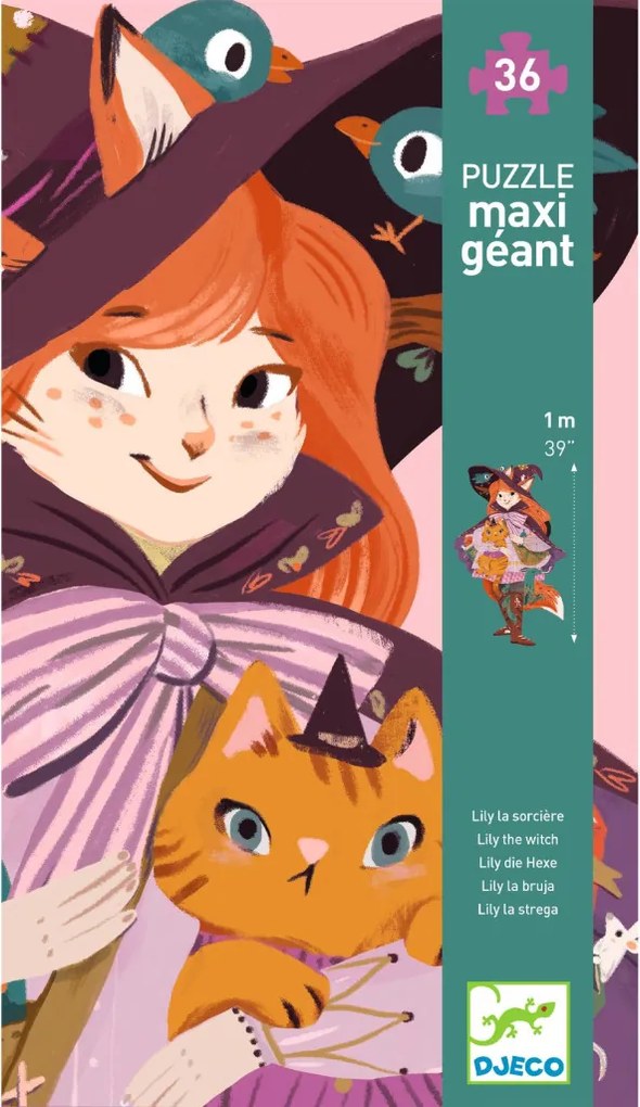 Óriás puzzle - Lili a kis boszorka, 36 db-os - Lily the witch