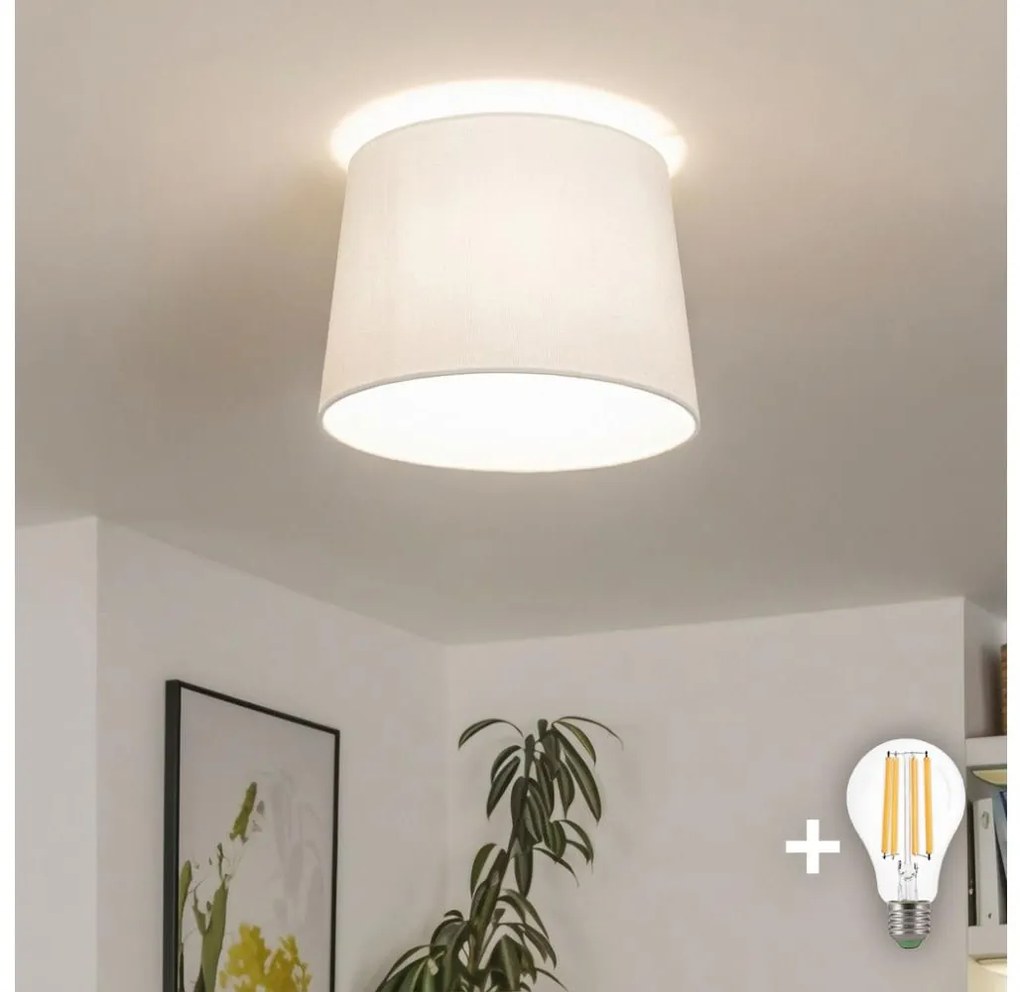 Brilagi - CERIA LED felületre szerelhető csillár 1xE27/40W/230V Ø 30 cm fehér