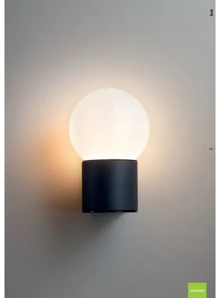 Redo 90640 - Kültéri fali lámpa BULK 1xE27/28W/230V IP44 antracit