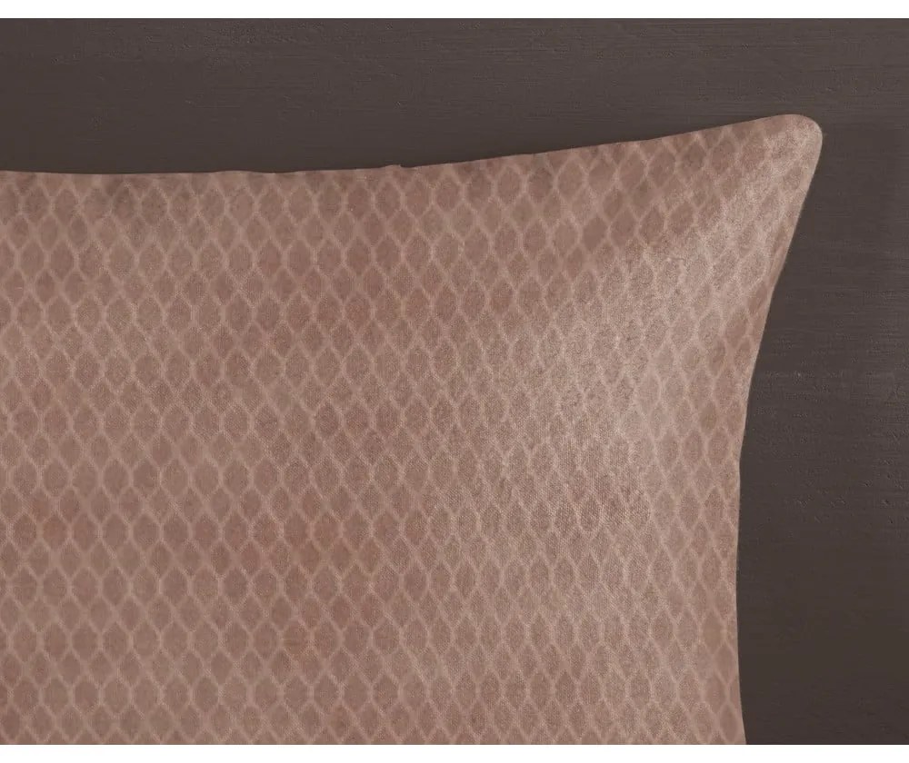 Barna egyszemélyes flanel ágyneműhuzat 140x200 cm – HIP