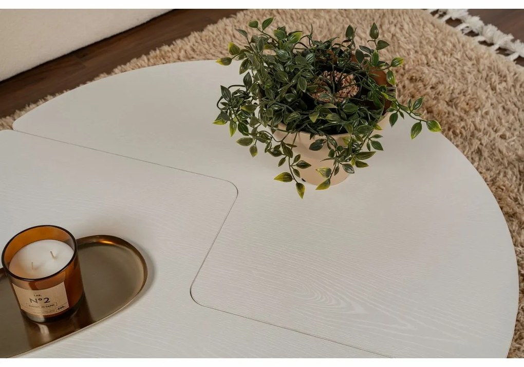 Moira Wood White dohányzóasztal