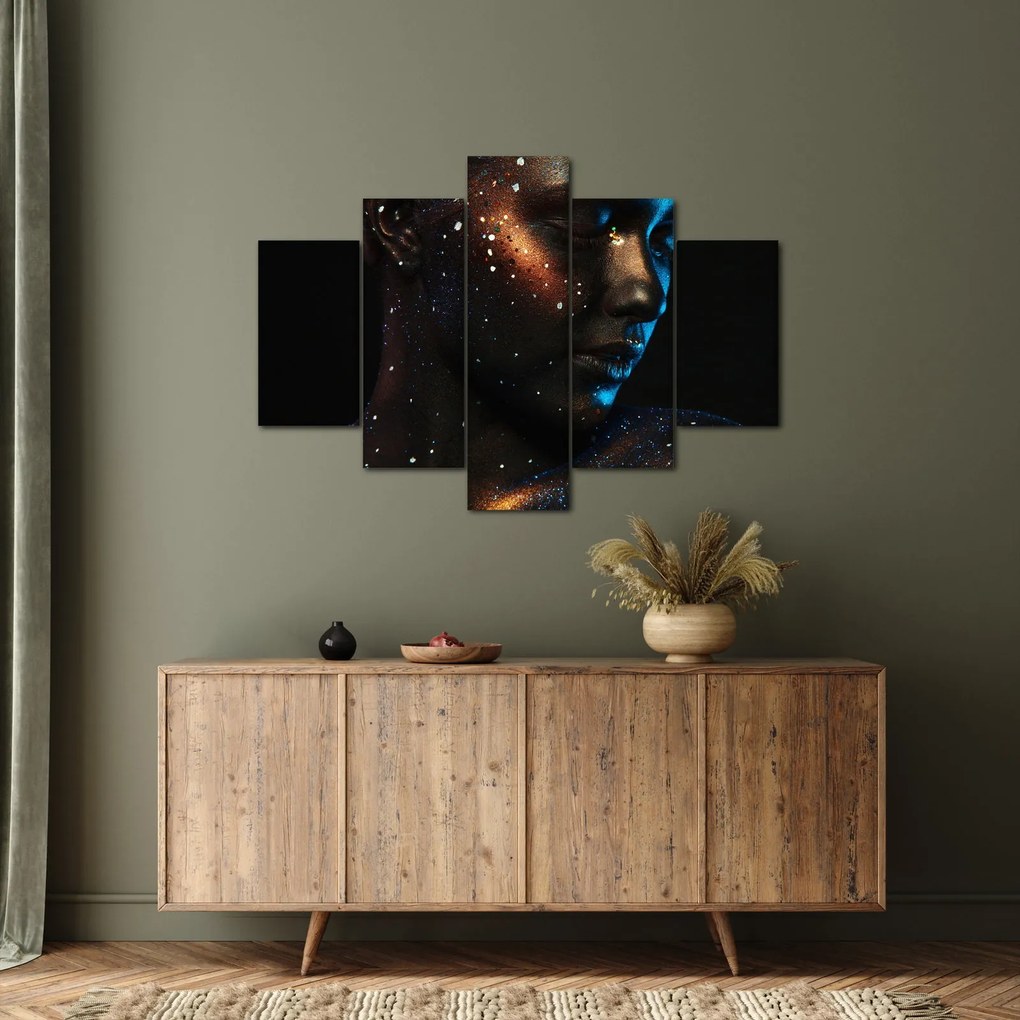 Csillogó nő képe (150x105 cm)