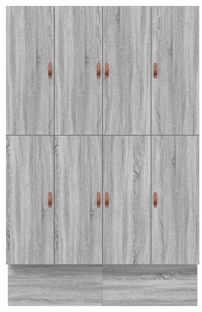 Ágykeret tárolóval Szürke sonoma 236.5 x 140 x 31.5 cm Faanyag