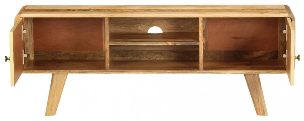 tömör mangófa TV-szekrény 120 x 30 x 45 cm