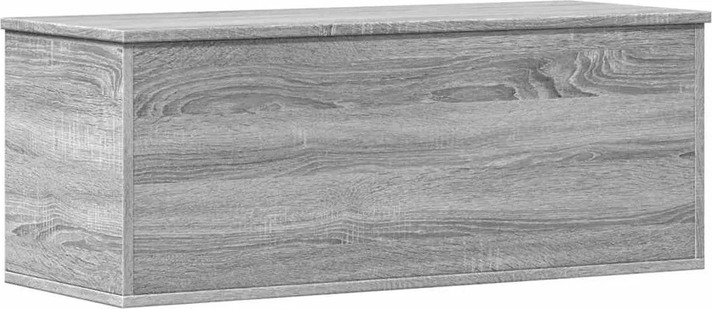 vidaXL szürke sonoma színű szerelt fa tárolóláda 90 x 35 x 35 cm