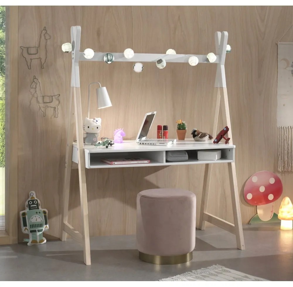 Kiddy fehér gyerek íróasztal - Vipack