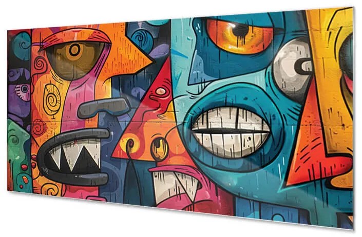 Wallplex konyhahátfal Picasso (Méret: 60x240)