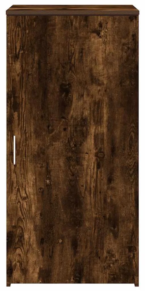 tároló szekrény füstös tölgy 50x45x103,5 cm szerelt fa