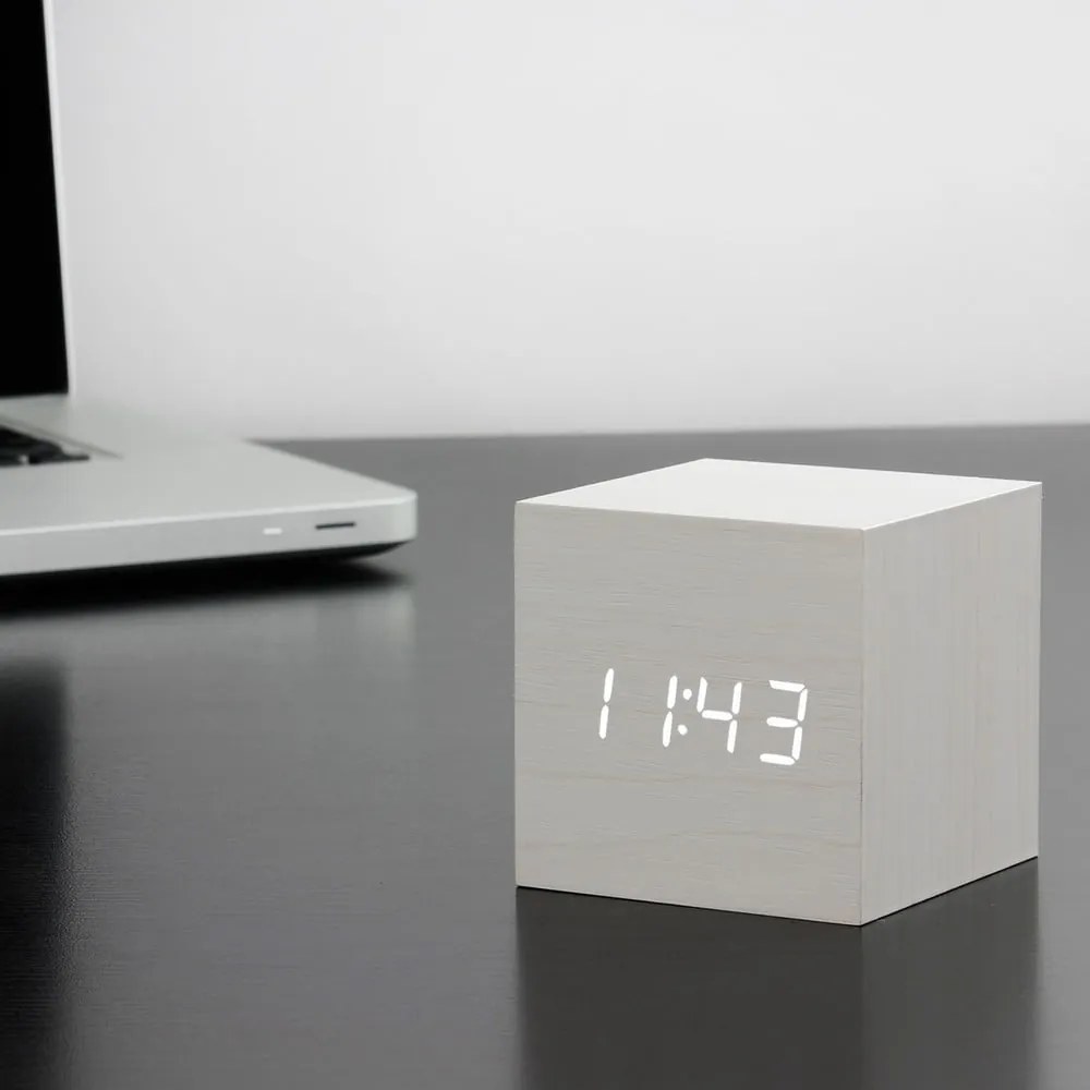 Digitális ébresztőóra Cube Click – Gingko