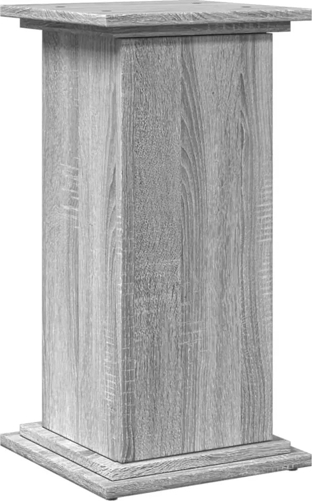 vidaXL szürke sonoma szerelt fa bemutatóállvány tárolóval 31x30x60 cm