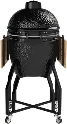 BerlingerHaus XL Kamado grill magas állvánnyal és oldalsó polcokkal Eternal Collection BH/8796