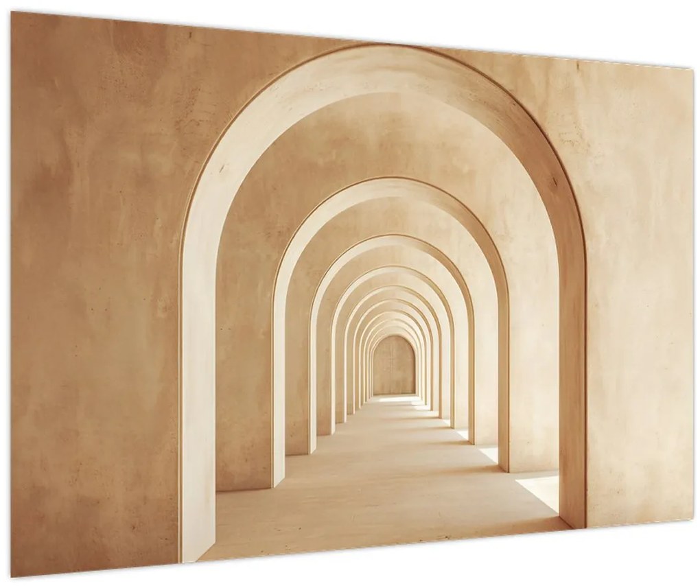Kép - Bézs átjáró (90x60 cm)