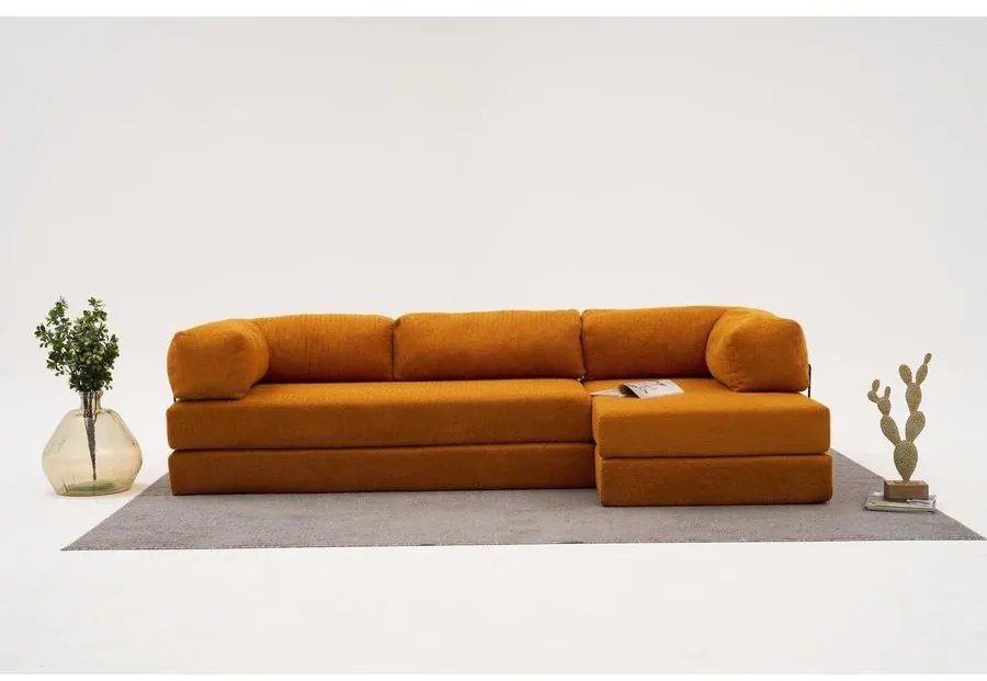 Sarokkanapé Comfort - Narancssárga