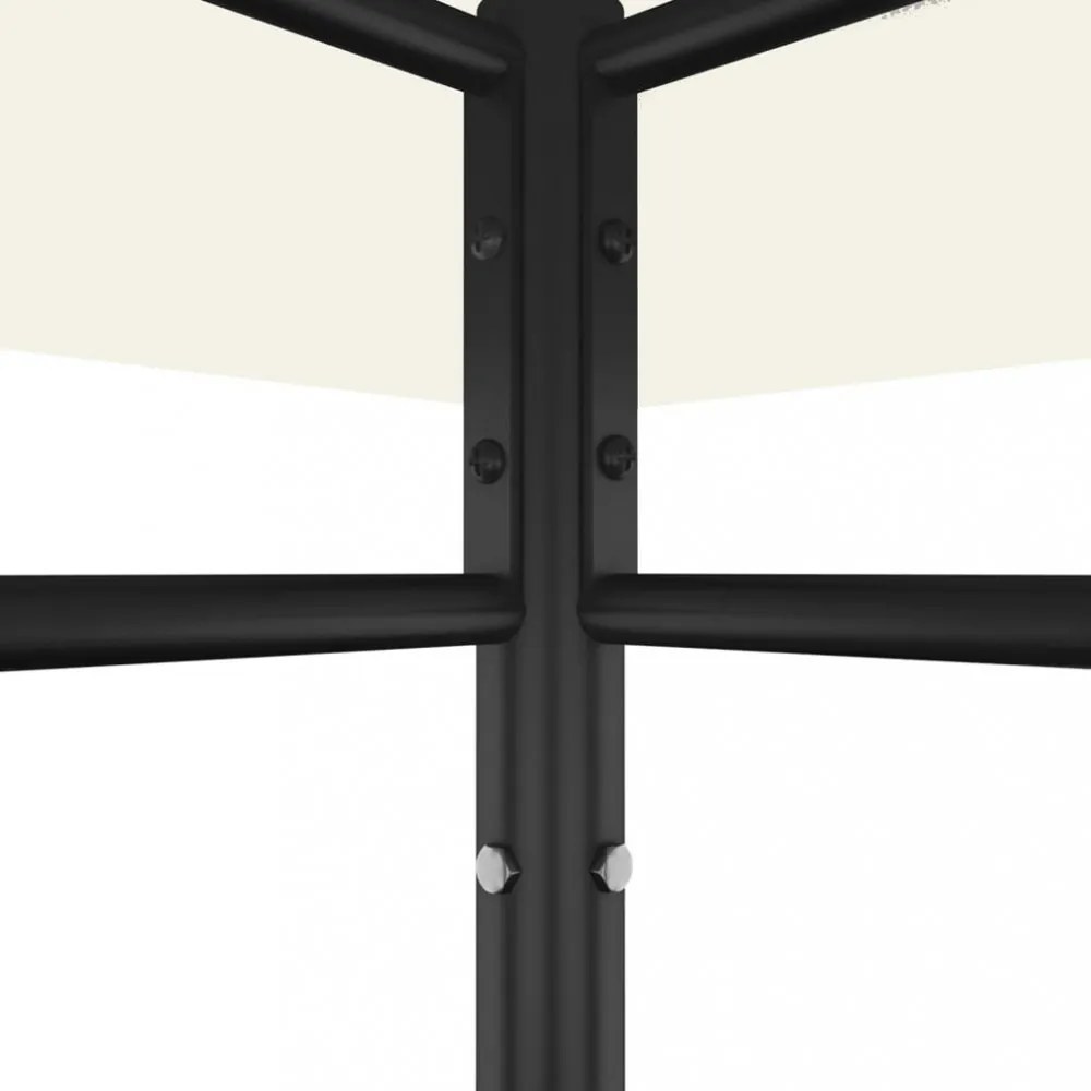 krémszínű pavilon 3 x 3 x 2,7 m 180 g/m²