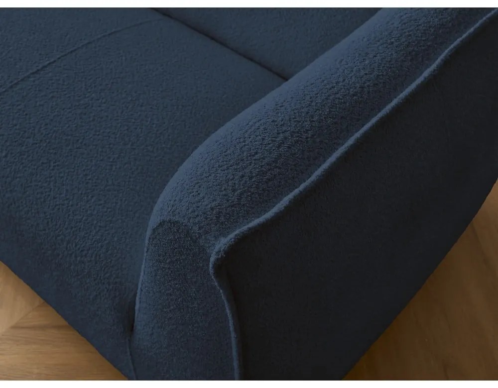 Sötétkék buklé kanapé 242 cm Giorgia – Bobochic Paris