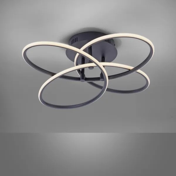 Leuchten Direkt 15660-18 - LED Dimmelhető felületre szerelhető csillár NODE LED/27W/230V