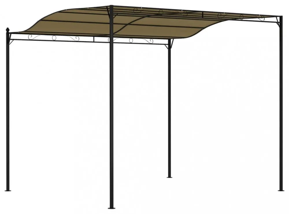 tópszínű napellenző 3 x 2,4 m 180 g/m²