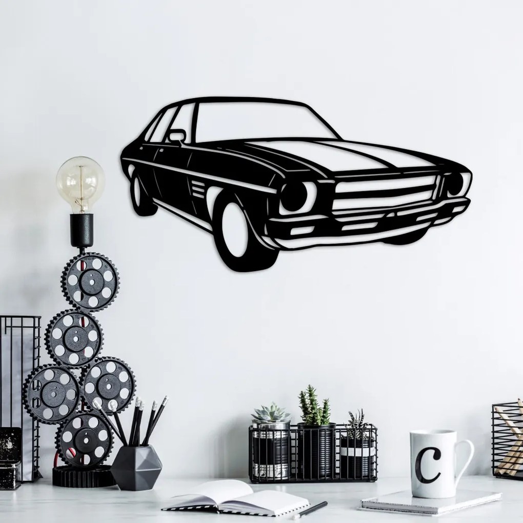 Holden fém fali dekoráció, 60×30 cm