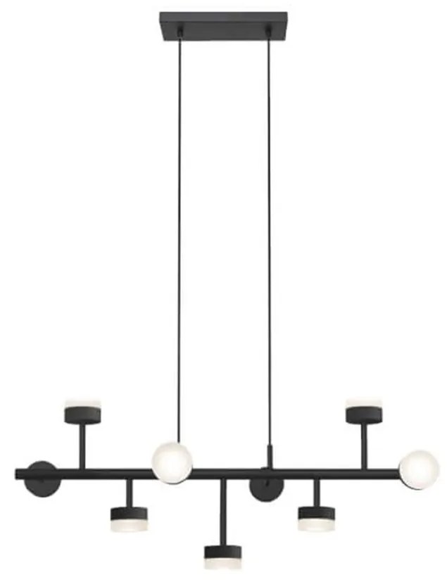 Klausen 149004 - LED Csillár rúdon COMFORT 9xLED/5W/230V fekete