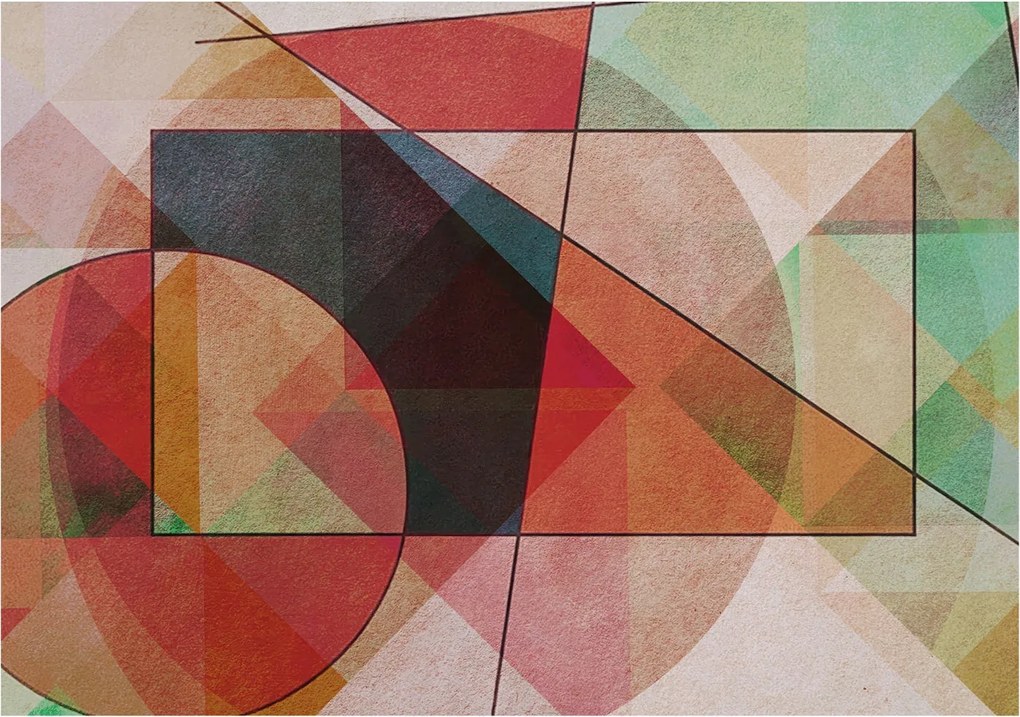 Fali fotótapéta Étkezőbe Geometrikus absztrakt 312x219