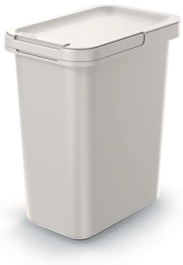 Függesztett szemetes, 12 l, világosszürke