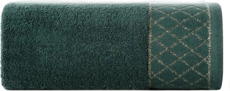 Layla pamut törölköző 70x140 Eurofirany ci.zöld fényes bordó