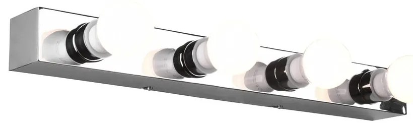 Fényes ezüstszínű fali lámpa Theatro – Trio