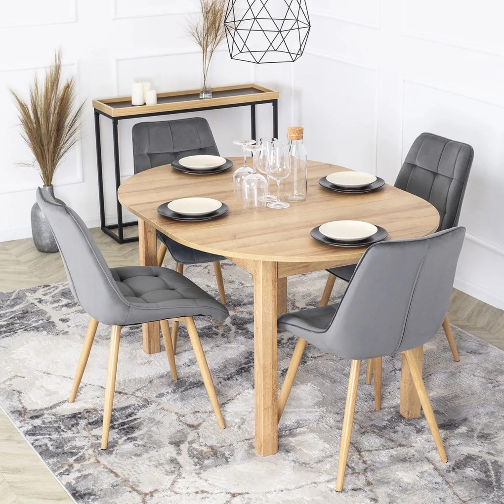 Szürke Bársony Étkezőszék RODRI