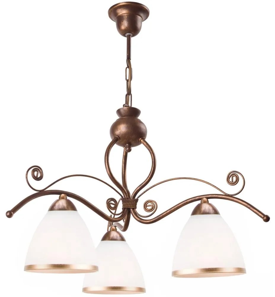 Csillár láncon RETRO II 3xE27/60W/230V